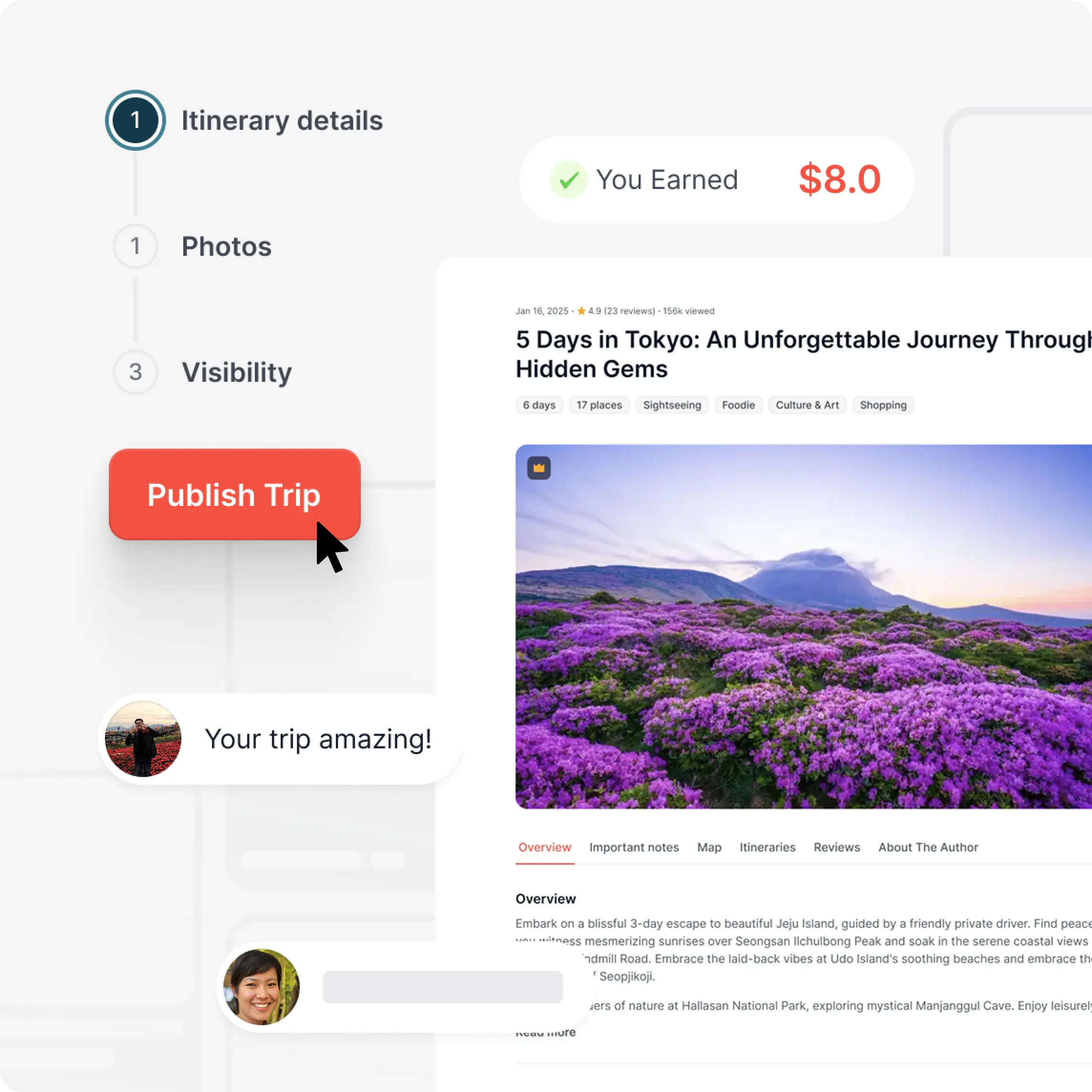 Inspire others. Earn as you share.